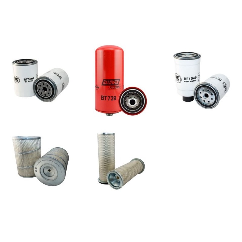 Filter Kit for JCB 436BHT with Perkins 1004-40 Engine Year 1.98-