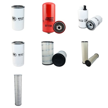 JCB 436e HT/ZX Filter Service Kit w/Cummins Qsb 6.7 Eng. 2007-