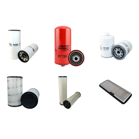 JCB 456 ZX Filter Service Kit w/Cummins 6CT8.3C Eng.