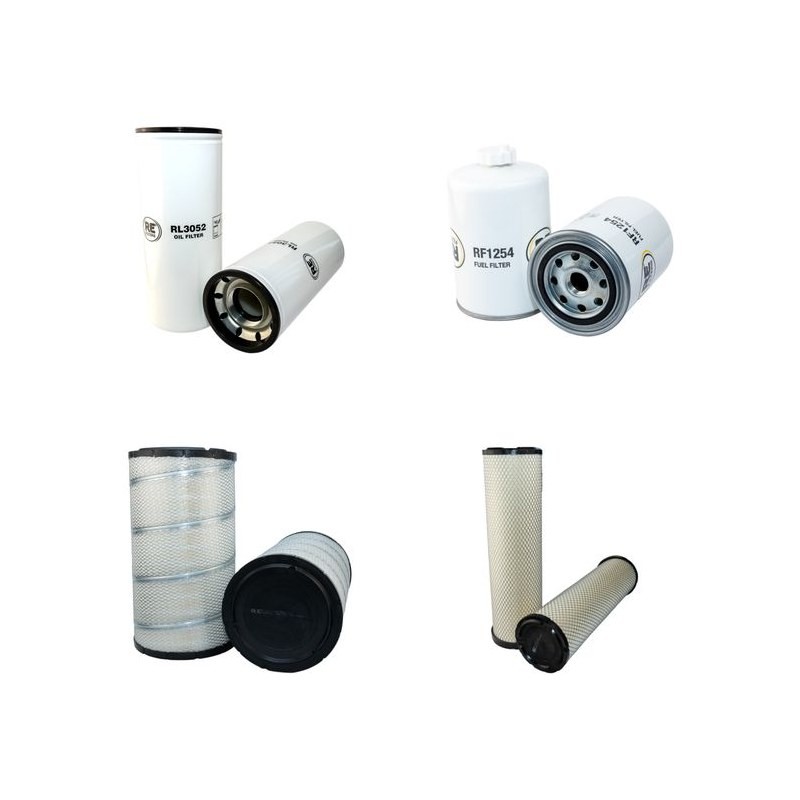 Filter Kit for JCB 456ZX Air Oil Fuel Filters with Cummins 6CT8.3C Engine