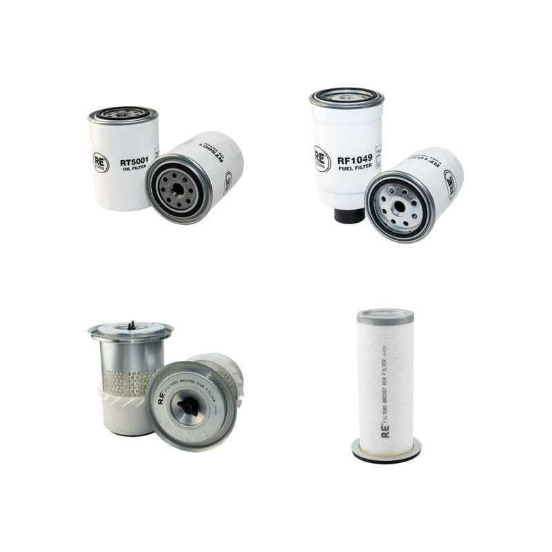 Filter Kit for JCB 520-50 with Perkins Engine Air, Oil, Fuel Filters Year -1998