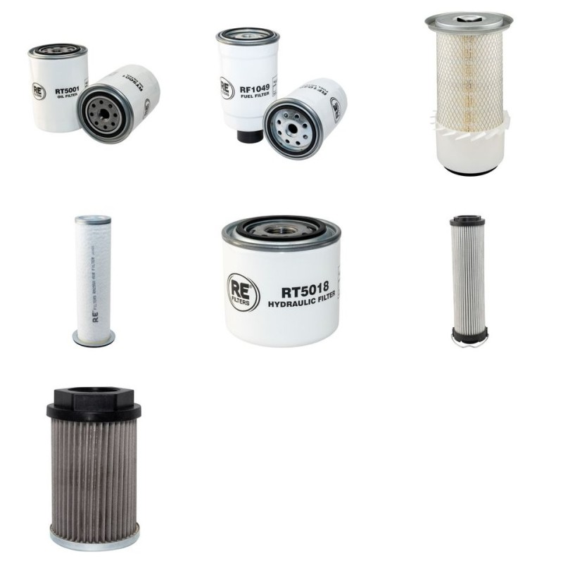 JCB 520-50 Filter Service Kit w/Perkins Eng.   YR  1998-
