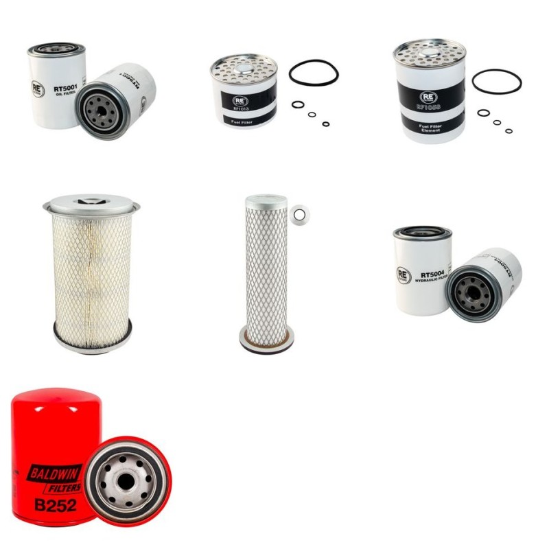 Filter Kit for JCB 530-67 - Non Turbo