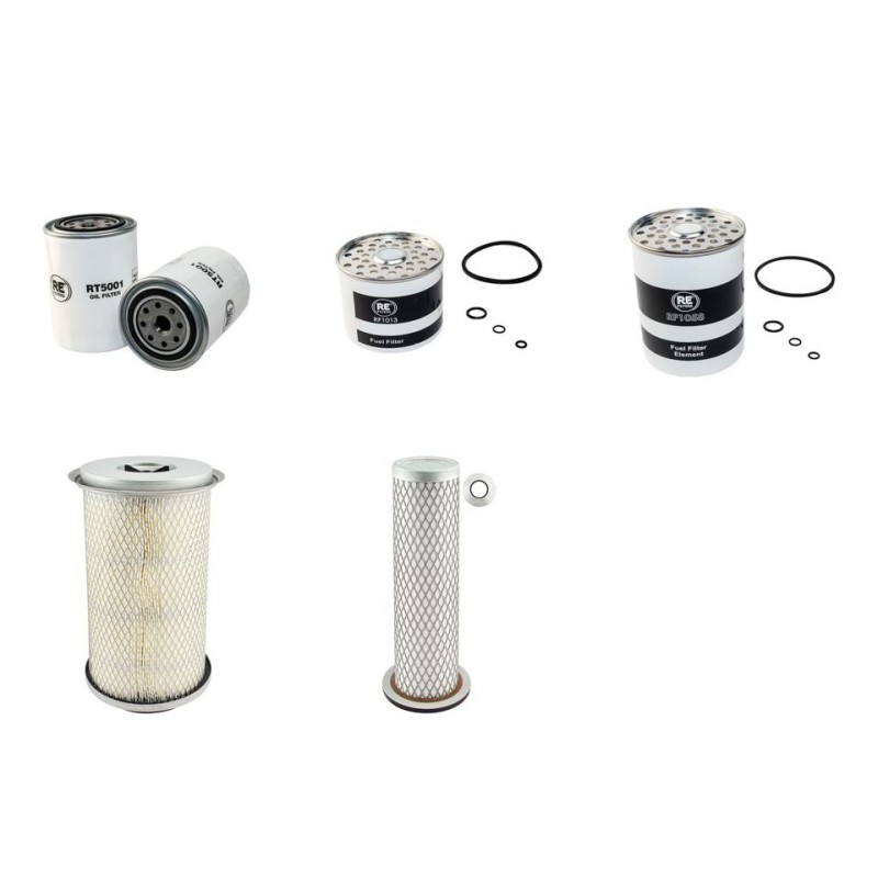 Filter Kit for JCB 530-67 - Non Turbo - Air, Oil, Fuel Filters