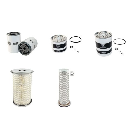 Filter Kit for JCB 530-67 - Non Turbo - Air, Oil, Fuel Filters