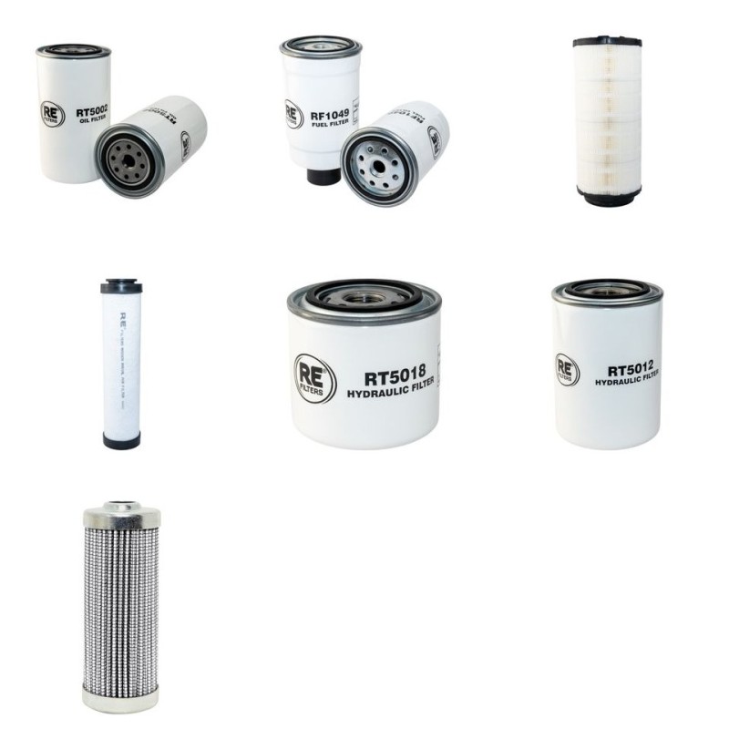 Filter Kit for JCB 530-70 with Perkins 1004-40T Engine