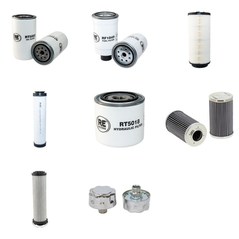 Filter Kit for JCB 532-120 - Turbo Engine