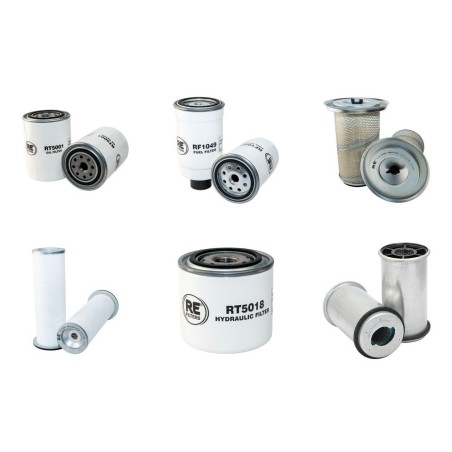 Filter Kit for JCB 537-130 with Perkins 1004.4T Engine Year 1.98-