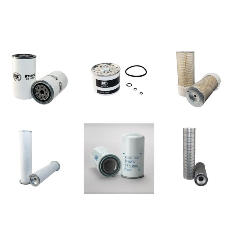 Filter Kit for JCB 712 With Perkins 1006.6 Engine