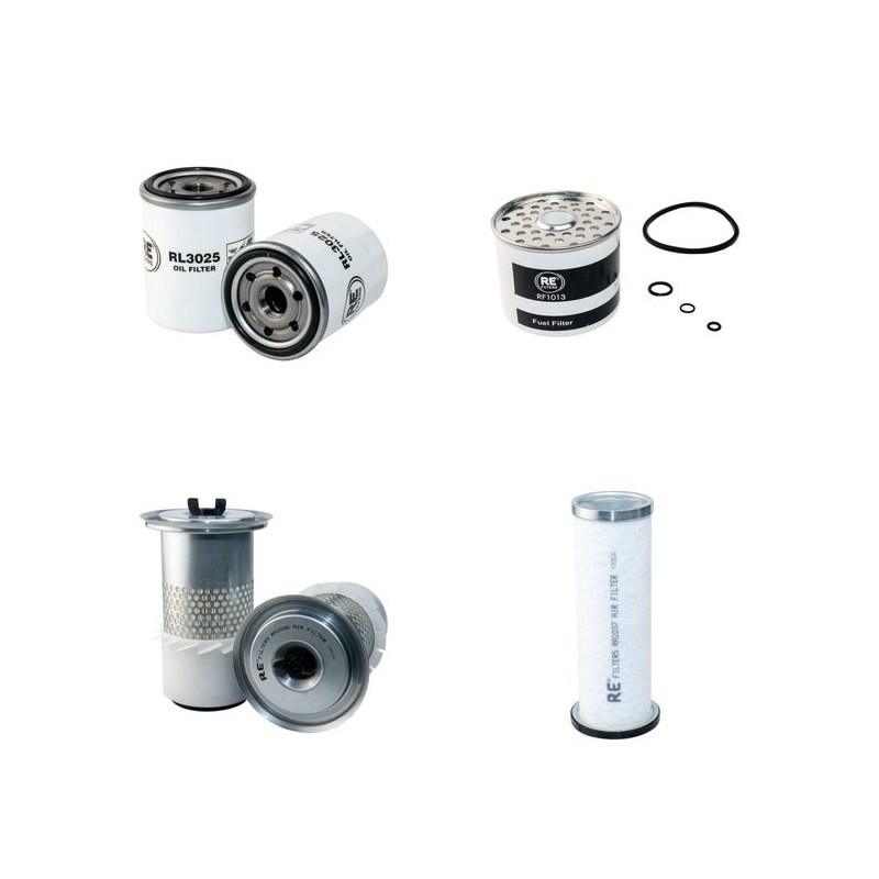 Filter Kit for JCB 801 with Perkins 103/10 Engine Air, Oil, Fuel Filters