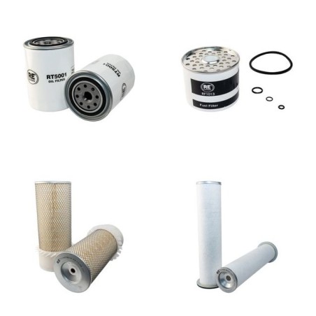 Filter Kit for JCB 807C, 807CL, 811 Air, Oil, Fuel Filters