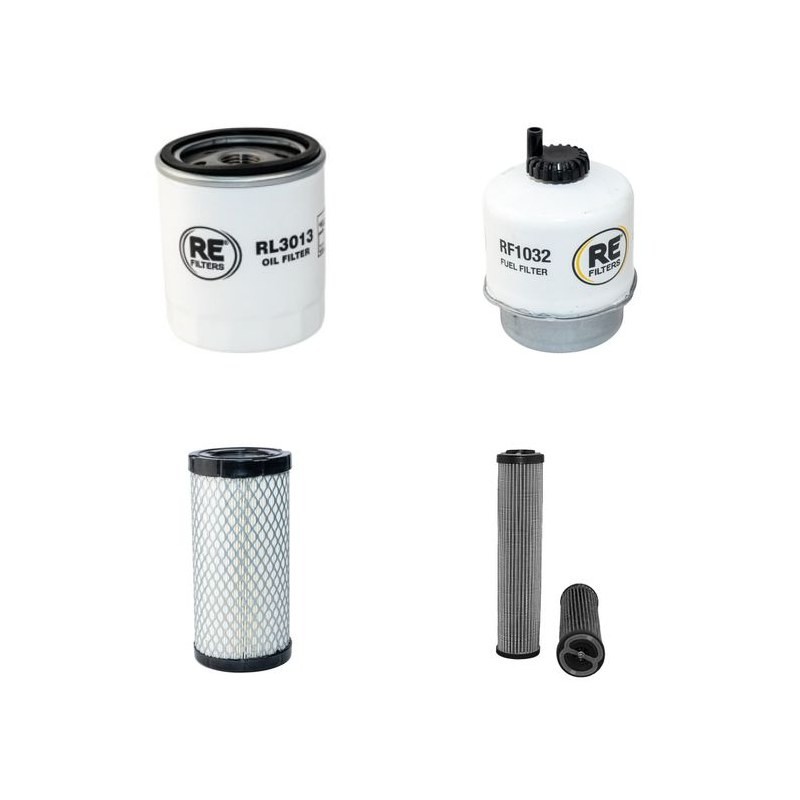 JCB 8014, 8016, 8018 Filter Service Kit w/ Perkins 403C-11 Engine