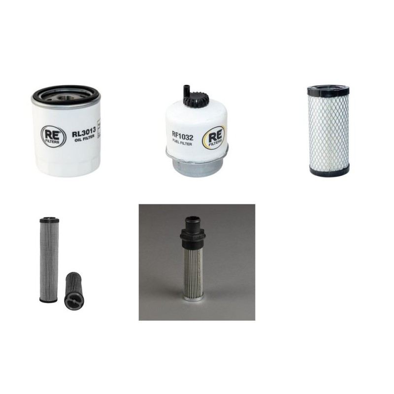 JCB 8018 Filter Service Kit w/Perkins 403C11 Eng.