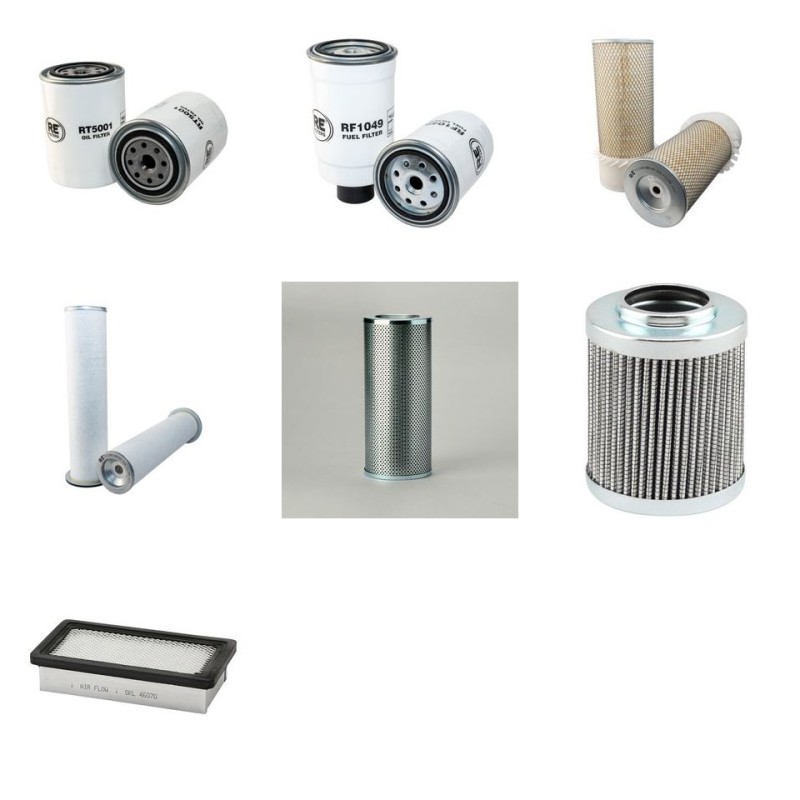 CASE POCLAIN WX 120 Filter Service Kit with Perkins Eng 2002-