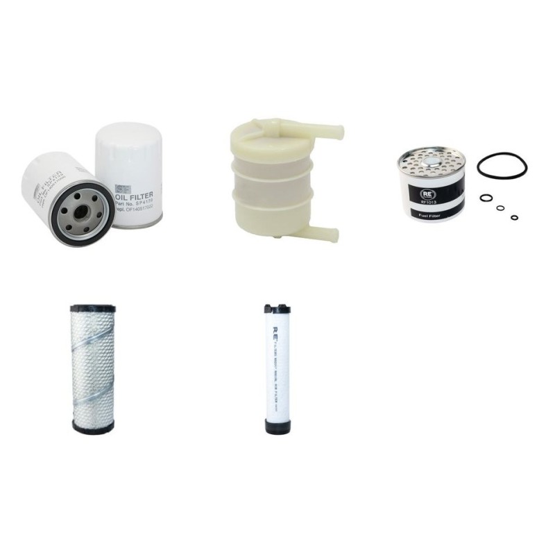 Filter Kit for JCB 8027 Z / ZTS Air, Oil, Fuel Filters