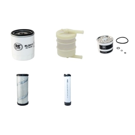 JCB 8032 Z Filter Service Kit Air, Oil, Fuel Filters