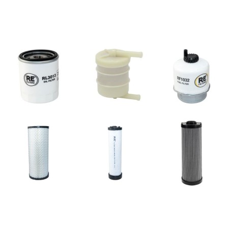 JCB 8040 Filter Service Kit w/Perkins 404.22D Eng.