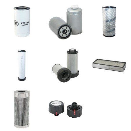 Filter kit for Case (Poclain) WX 145 with CNH Engine