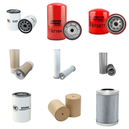 JCB JS130W Filter Service Kit ( DOUBLE OIL FILTER )