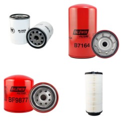 Filter Kit for JCB JS130 Air Oil Fuel Filters with Isuzu 4BG1T-S1 Engine Serial No RA2008 Year -2008