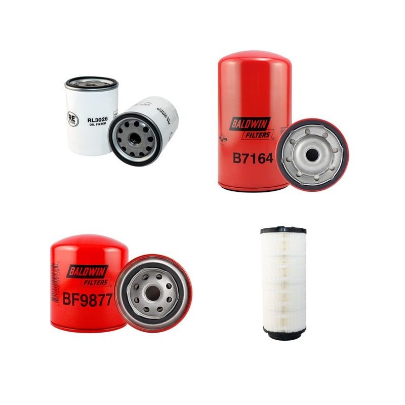 Filter Kit for JCB JS130 Air Oil Fuel Filters with Isuzu 4BG1T-S1 Engine Serial No RA2008 Year -2008