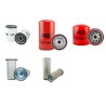 JCB JS 130 Filter Service Kit Air Oil Fuel Filters w/ISUZU 4BG1T-S1 Eng. SN  PA2788 YR  -2008