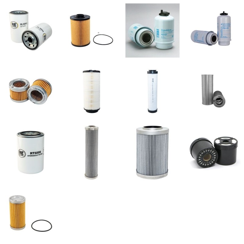 Filter Kit for JCB JS130 Filter Service with Kit Isuzu 4JJ1X Engine Tier 3, 2008-