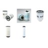 Filter Kit for JCB JS145W with Isuzu Engine Air, Oil, Fuel Filters