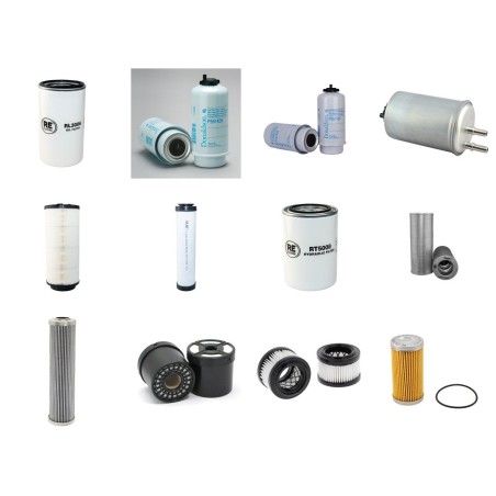Filter Kit for JCB JS145W with JCB SE320/40816U298 Engine Year 2012