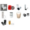 Filter Kit for JCB JS240 with Isuzu 6BD1TLE Engine Year 1990-1996