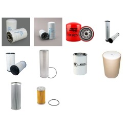 JCB JS 260LC Filter Service Kit w/Isuzu Gbdit Eng.
