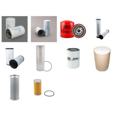 Filter Kit for JCB JS260LC with Isuzu Gbdit Engine