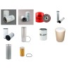 Filter Kit for JCB JS260LC with Isuzu Gbdit Engine
