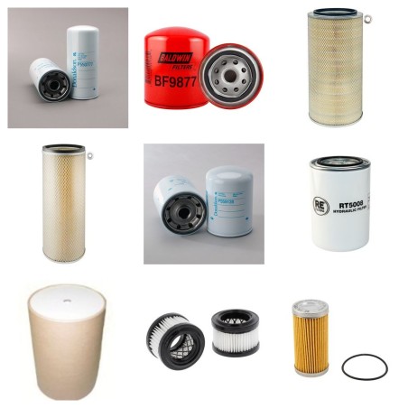 JCB JS 300 LC Filter Service Kit w/ISUZU 6SDIT PB-01 Eng.