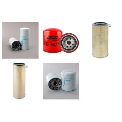 JCB JS300LC Filter Service Kit with Isuzu 6SDIT PB-01 Engine