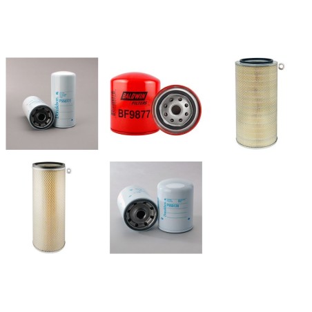 Filter Kit for JCB JS300LC with Isuzu 6SDIT PB-01 Engine