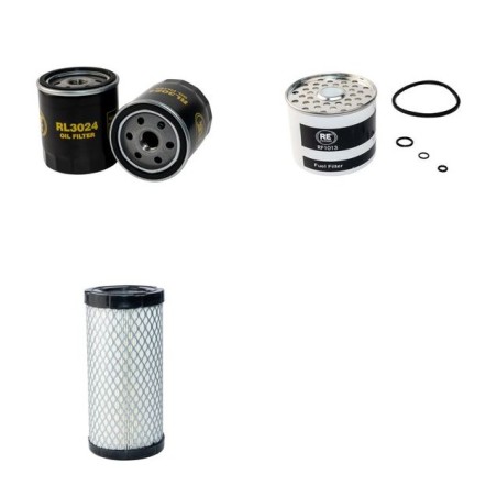 JCB Micro Digger Filter Service Kit Air, Oil, Fuel Filters