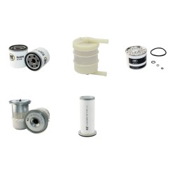 Filter Kit for JCB Robot 165 Air Oil Fuel Filters with Perkins 104-22 Engine Serial No 0677162- Year Fins