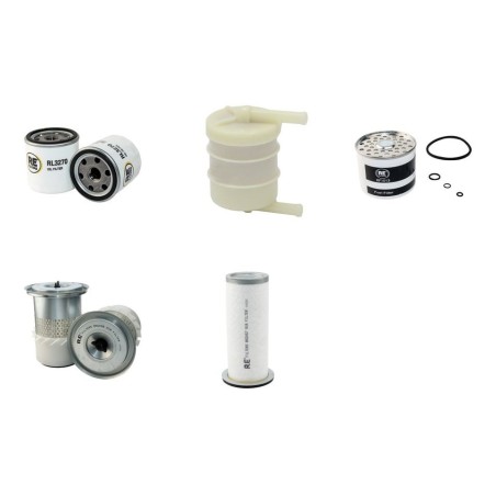 Filter Kit for JCB Robot 165 Air Oil Fuel Filters with Perkins 104-22 Engine Serial No 0677162- Year Fins