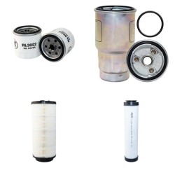 JCB VM46D Filter Service Kit Air Oil Fuel Filters w/Cummins