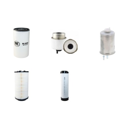 Filter Kit for JCB VM115, VM115, VM132, VM146 with JCB 444 Dieselmax Engine