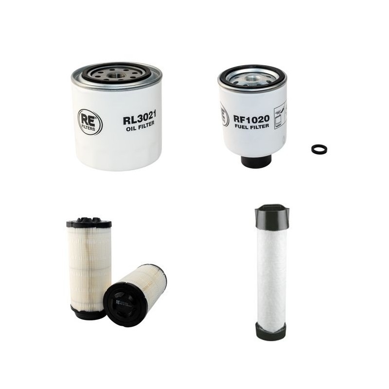 JCB VMT 260 Filter Service Kit Air Oil Fuel Filters w/Kubota D 1503 Eng.