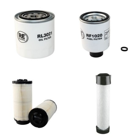 JCB VMT 260 Filter Service Kit Air Oil Fuel Filters w/Kubota D 1503 Eng.