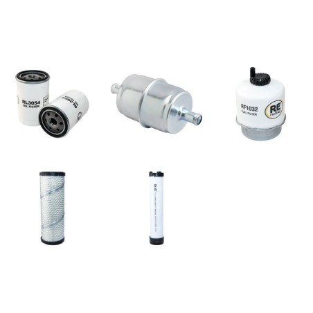 JCB VMT 260 Filter Service Kit Air Oil Fuel Filters w/KOHLER KDW 1603/G Eng.   YR  2014-
