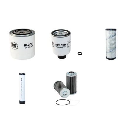 JCB VMT 260.100 Filter Service Kit w/Kubota V1703 Eng.   YR  2012-