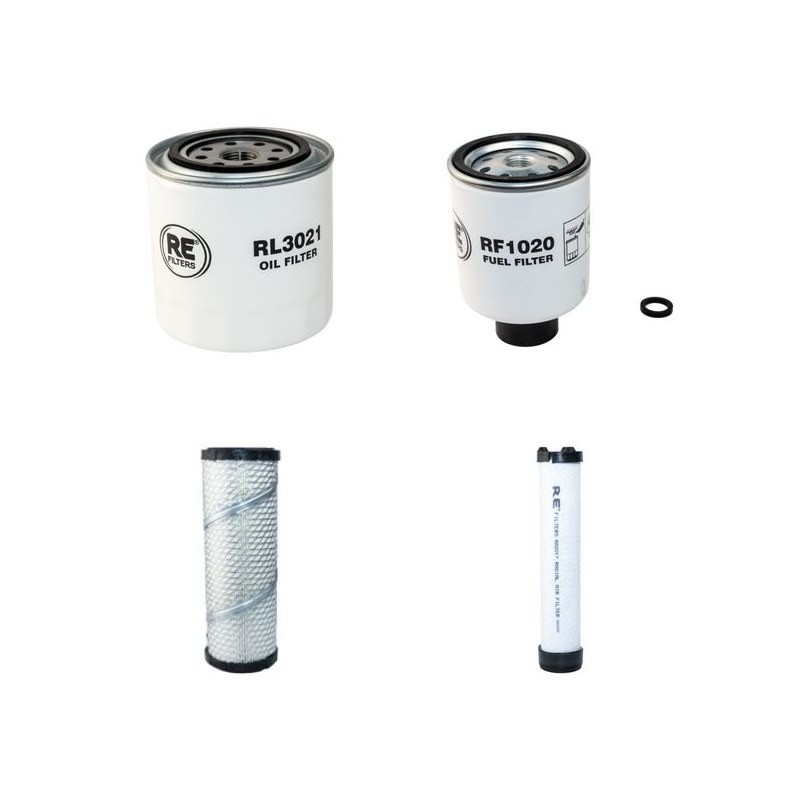 JCB VMT 260.100 Filter Service Kit Air Oil Fuel Filters w/Kubota V1703 Eng.   YR  2012-