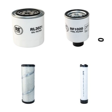 JCB VMT 260.100 Filter Service Kit Air Oil Fuel Filters w/Kubota V1703 Eng.   YR  2012-