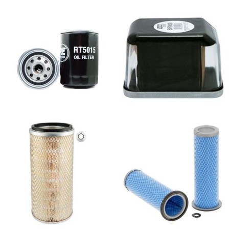 Filter Kit for John Deere 410C Air Oil Fuel Filters with JD 4219D Engine