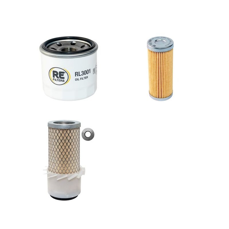 JOHN DEERE 3375 Filter Service Kit Air Oil Fuel Filters