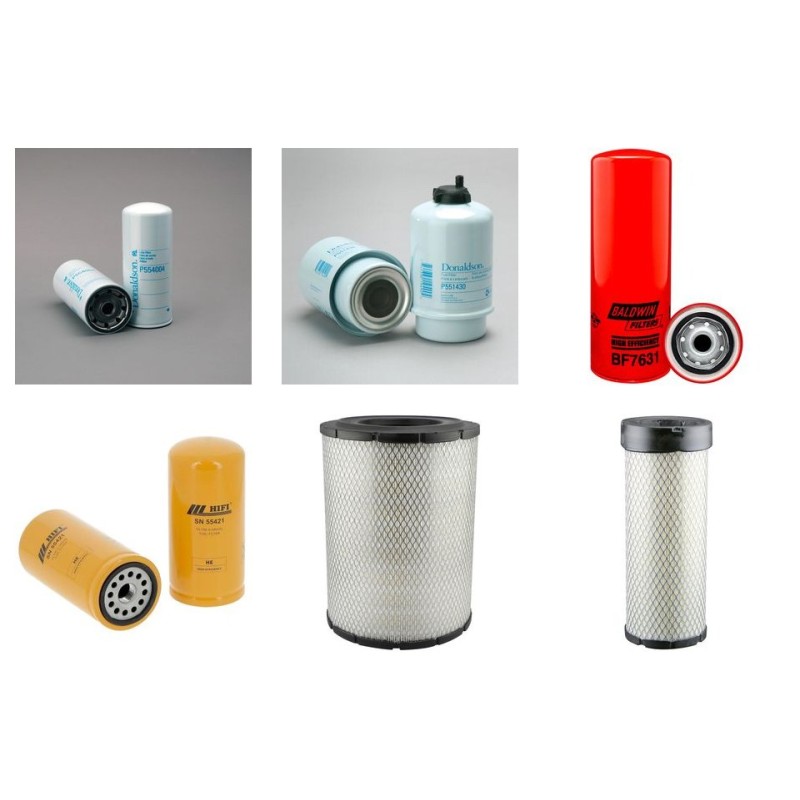 Filter kit suitable for CAT 120HK with CAT Engine YR 2003- Air Oil Fuel Filters